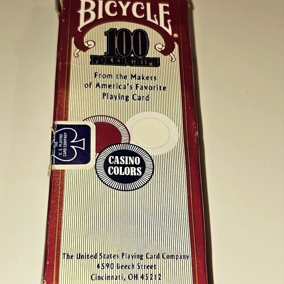 Vintage Bicycle 100 poker chips - Picture 1 of 6